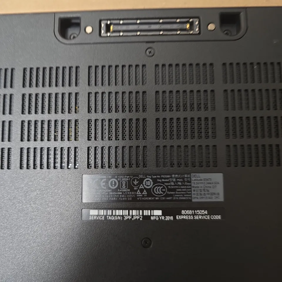DELL LATITUDE E5470 LAPTOP, I5-6200U, 4GB RAM, 500GB HDD, 14" DISPLAY