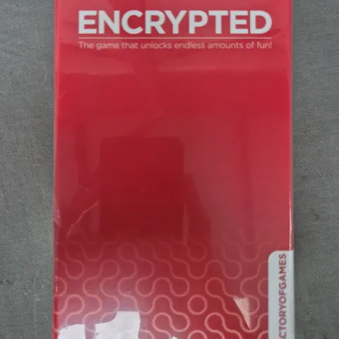 SEALED ENCRYPTED GAME