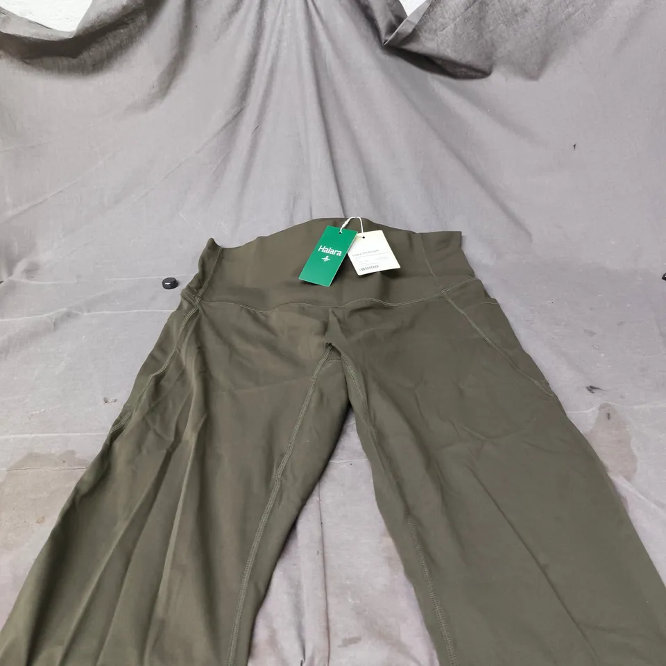 HALARA ULTRASCULPT OLIVE GREEN WOMEN'S FULL-LENGTH PANTS – UK XL
