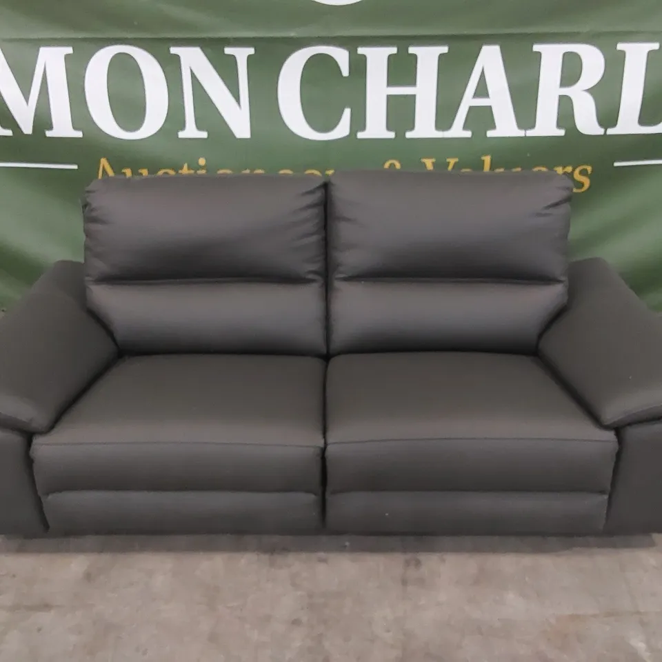 PAVILION 2 SEATER FAUX LEATHER POWER RECLINER SOFA