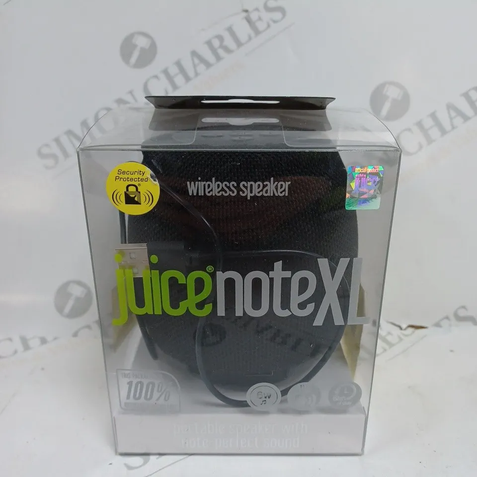 BOXED JUICENOTE XL SPEAKER - BLACK