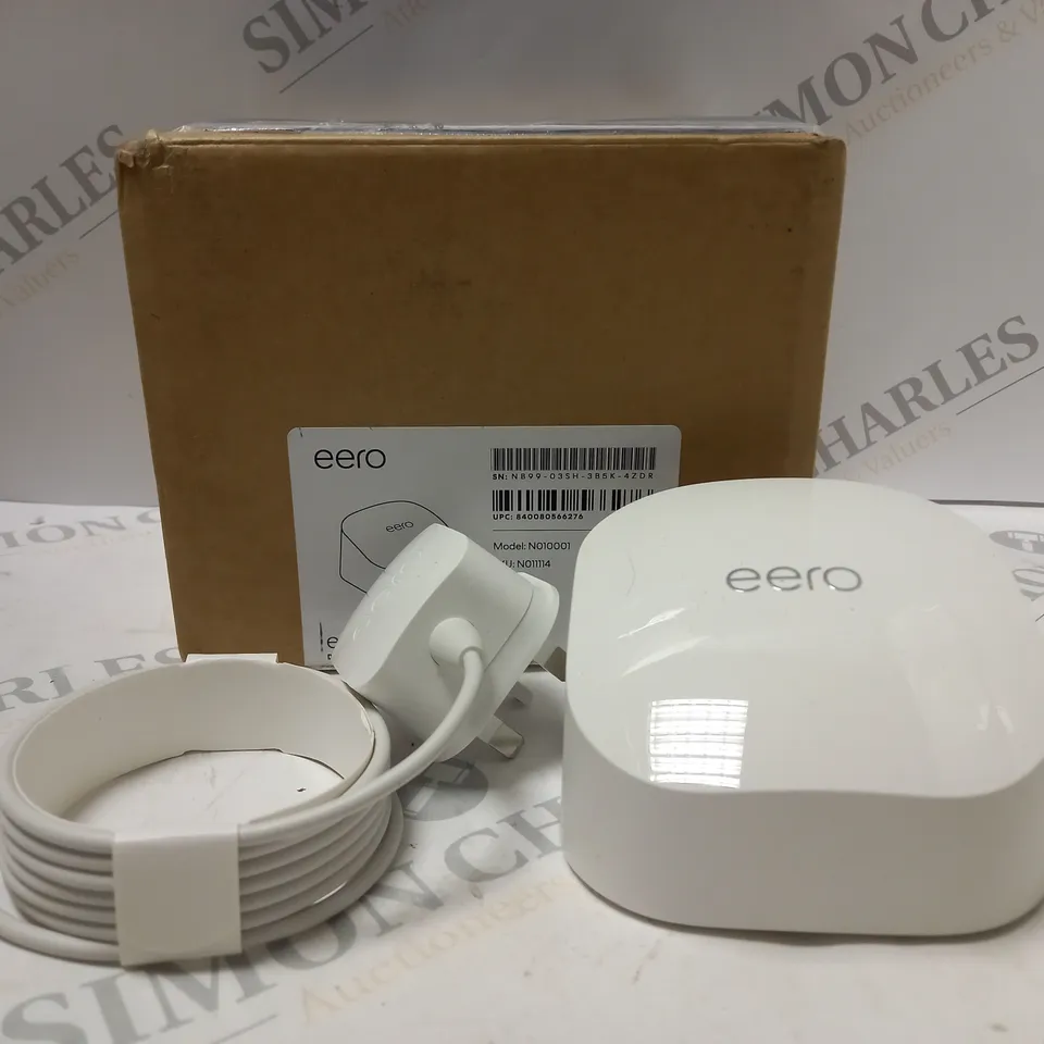 BOXED EERO 6 DUAL BAND MESH WIFI ROUTER NO10001