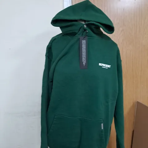 REPRESENT OWNERS CLUB GREEN HOODIE SIZE XS 