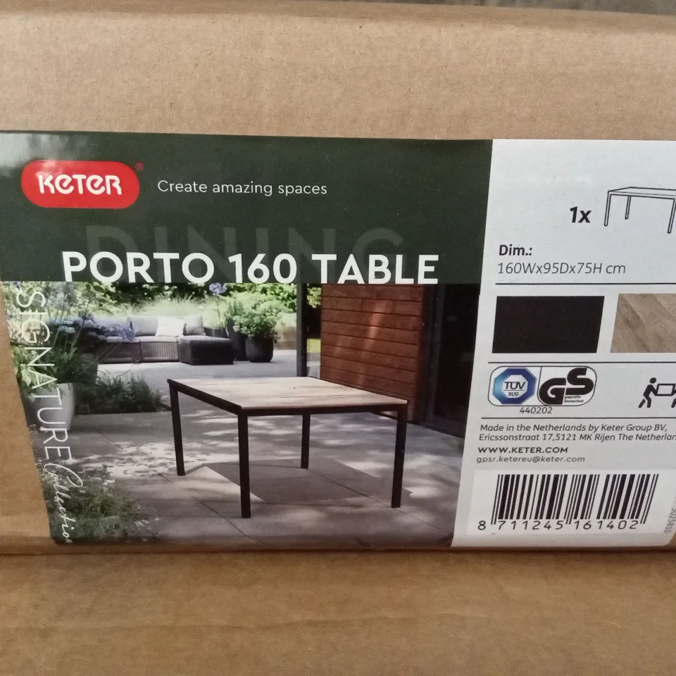 BOXED KETER PORTO 160 TABLE (1 BOX)