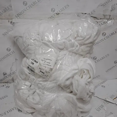 COZEE HOME LEAF TUFTED VELVETSOFT 4 PIECE DUVET SET