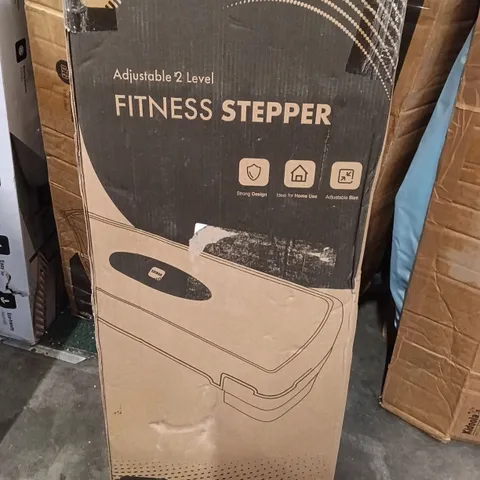 BOXED KEPLIN KAYMAN ADJUSTABLE 2 LEVEL FITNESS STEPPER 