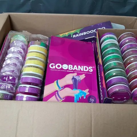 APPROXIMATELY 15 GOOBAND BOXES - RAINBOOGOO 