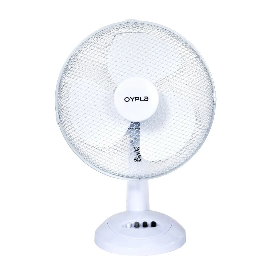 NEW! 12" 3 SPEED OSCILLATING FREE-STANDING COOLING DESK TABLE FAN
