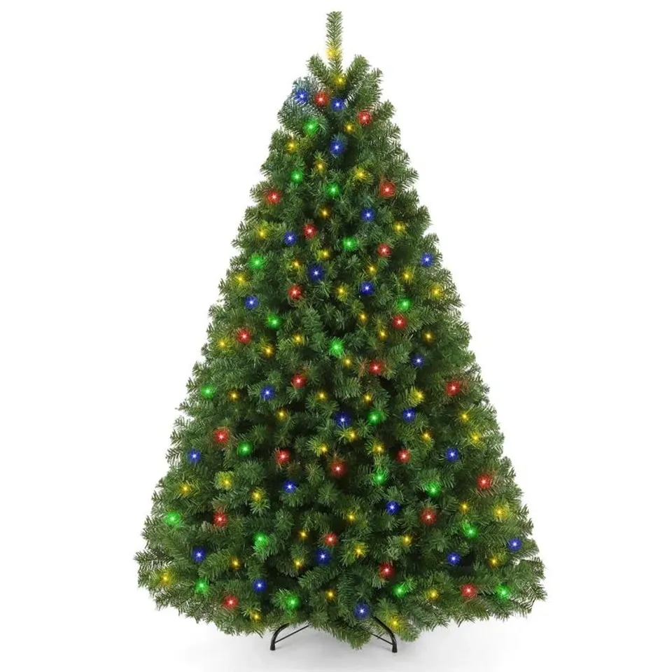 BOXED 6 FEET ARTIFICIAL FIBER OPTIC CHRISTMAS TREE