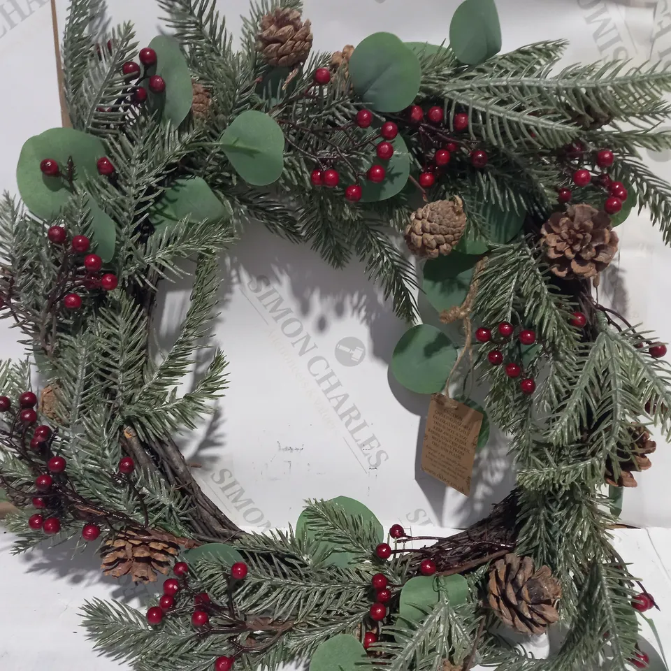 DIBOR DECORATIVE HANDMADE FESTIVE WREATH