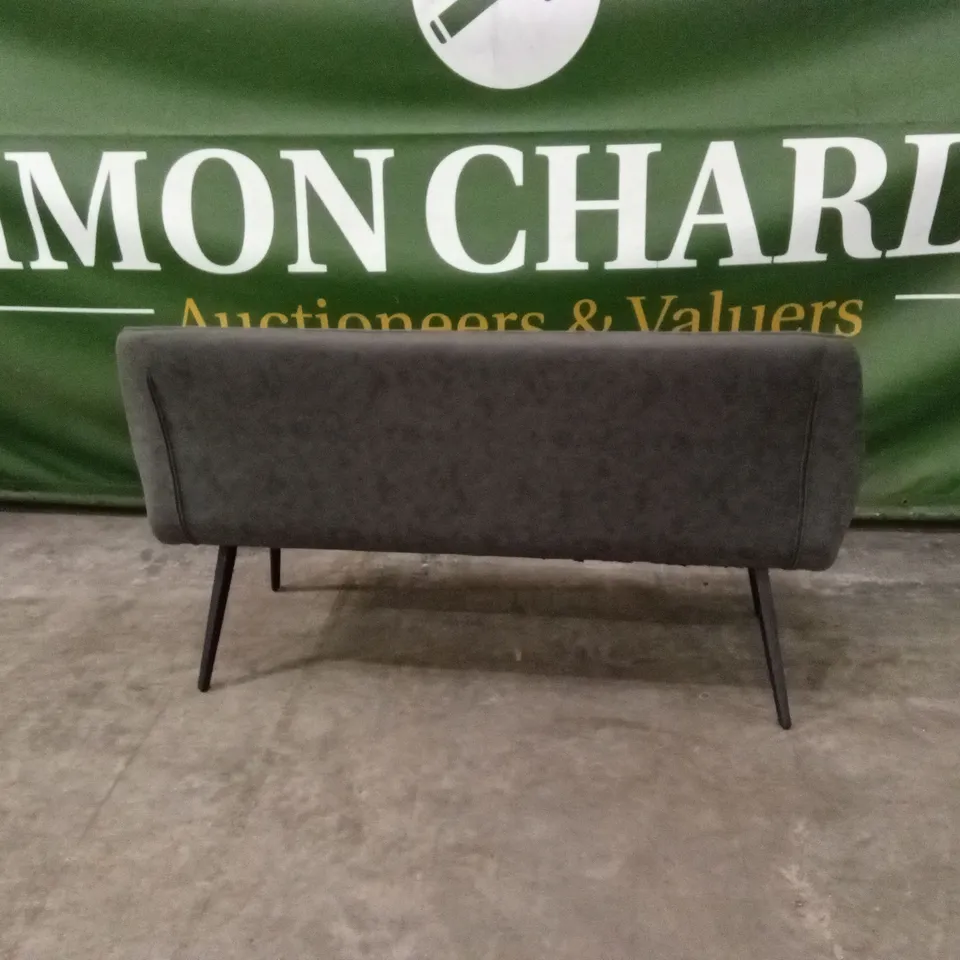 DESIGNER FABRIC UPHOLSTERED SOFA BENCH