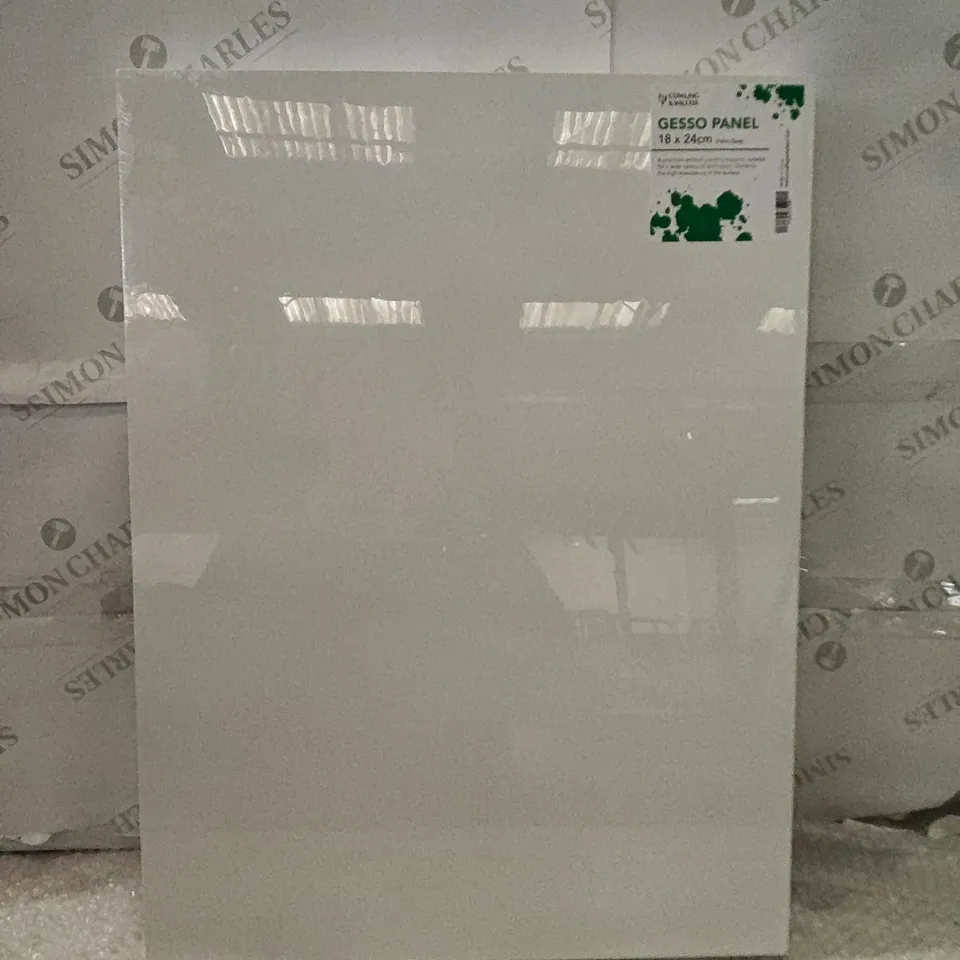 LOT OF 4 COWLING & WILCOX GESSO PANELS - 18X24CM