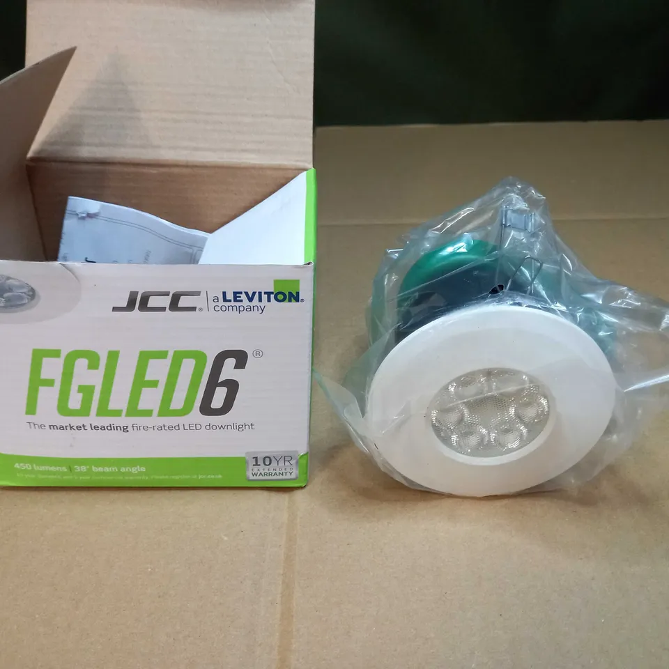 BOXED JCC FGLED6 FIRE-RATED LED DOWNLIGHT