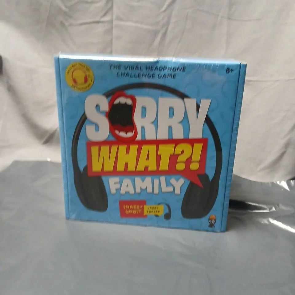 SORRY WHAT? FAMILY – HEADPHONE CHALLENGE GAME