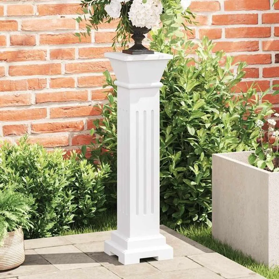 BOXED VIDAXL CLASSIC SQUARE PILLAR PLANT STAND MDF