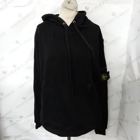 STONE ISLAND LARGE BLACK JUMPER