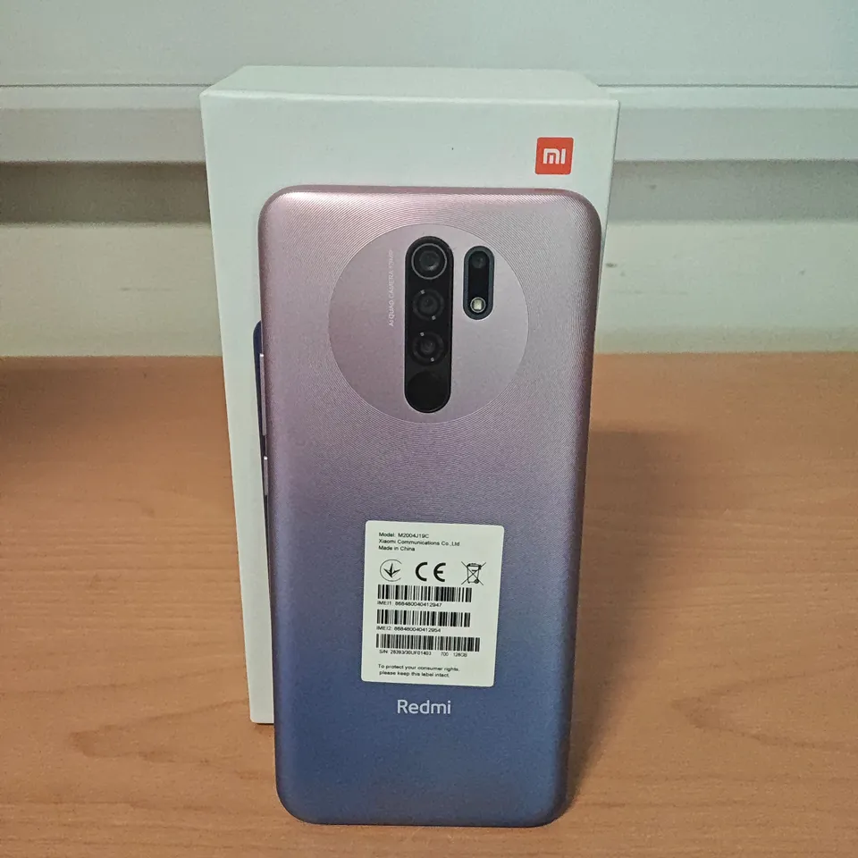 BOXED REDMI 9 6GB RAM 128GB ROM IN BLUE/PINK