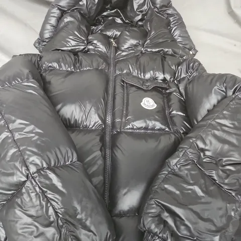 MONCLER QUILTED DOWN JACKET – BLACK - SIZE UNSPECIFIED 