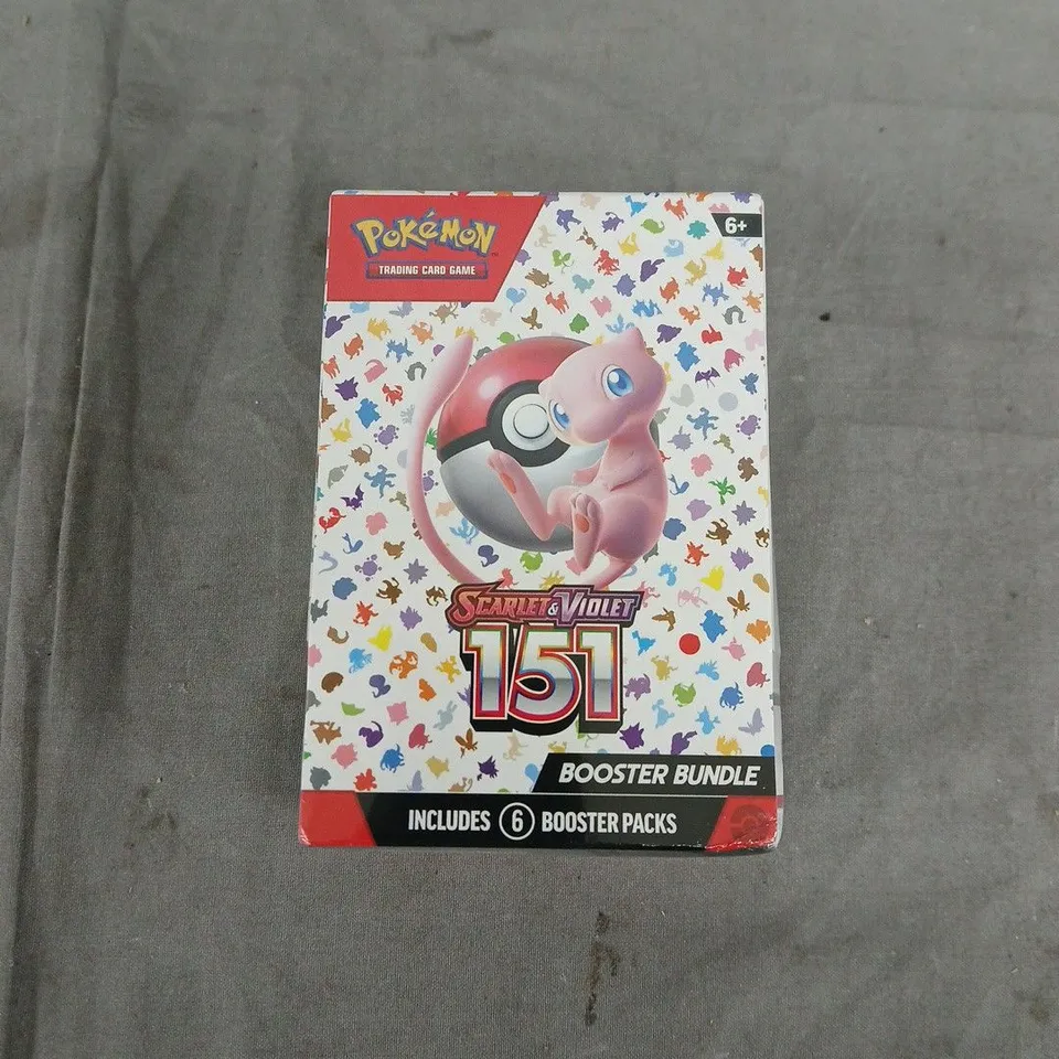 SEALED POKEMON TRADING CARD GAME SCARLET & VIOLET 151 BOOSTER BUNDLE – 6 PACKS INCLUDED