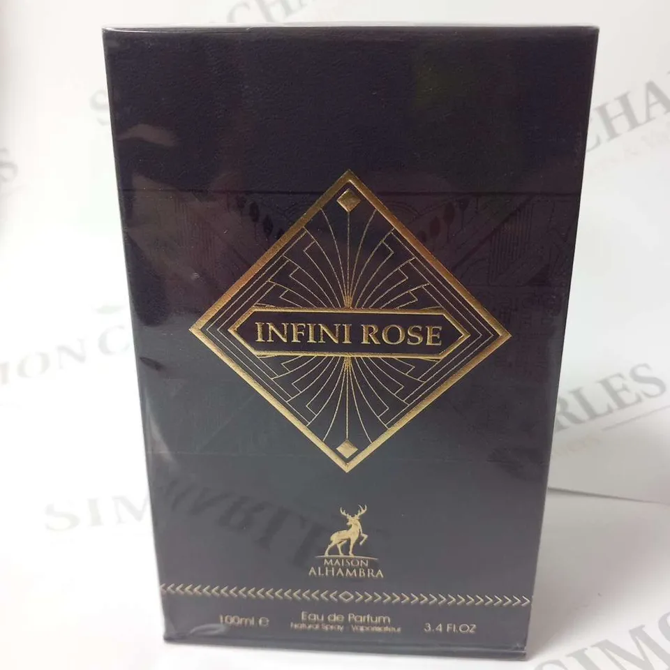 BOXED AND SEALED INFINI ROSE MAISON ALHAMBRA EAU DE PARFUM 100ML