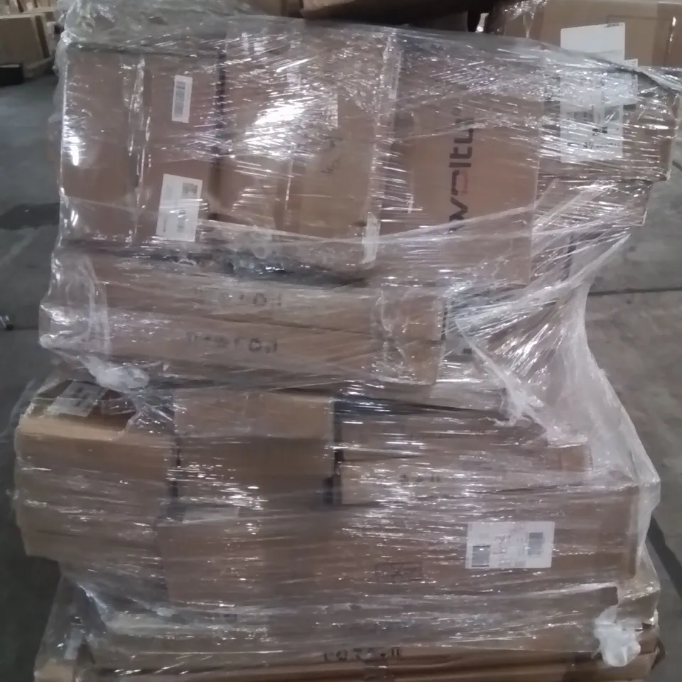MIXED FURNITURE PALLET CONTAINING FLOATING SHELVES, CHILDREN'S WALL SHELVES, CUBE SHELVES ECT.  