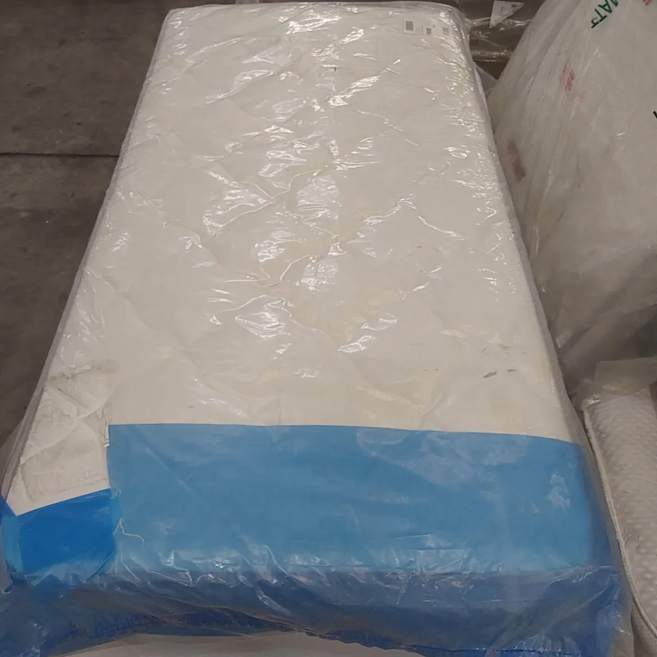 BAGGED DESIGNER SINGLE 90cm AIRSPRUNG LUXURY QUILTED MEDIUM MATTRESS RRP £251.1