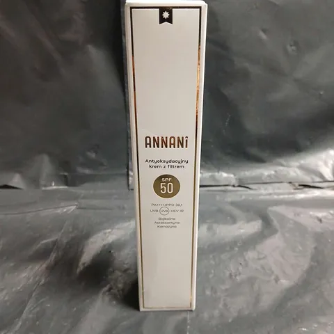 ANNANI ANTIOXIDANT CREAM WITH SPF 50 β 50 ML, BOXED