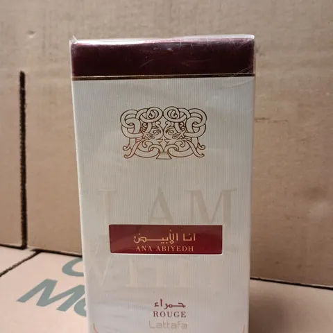 BOXED AND SEALED LATTAFA ANA ABIYEDH ROUGE EAU DE PARFUM 60ML