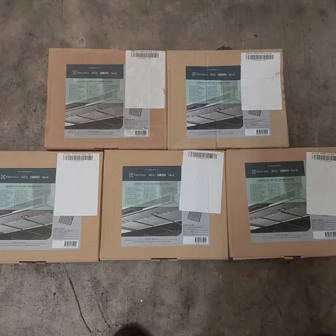 5x BRAND NEW BOXED ELECTROLUX ECFB01 CARBON FILTERS FOR COOKER HOODS (5 BOXES)