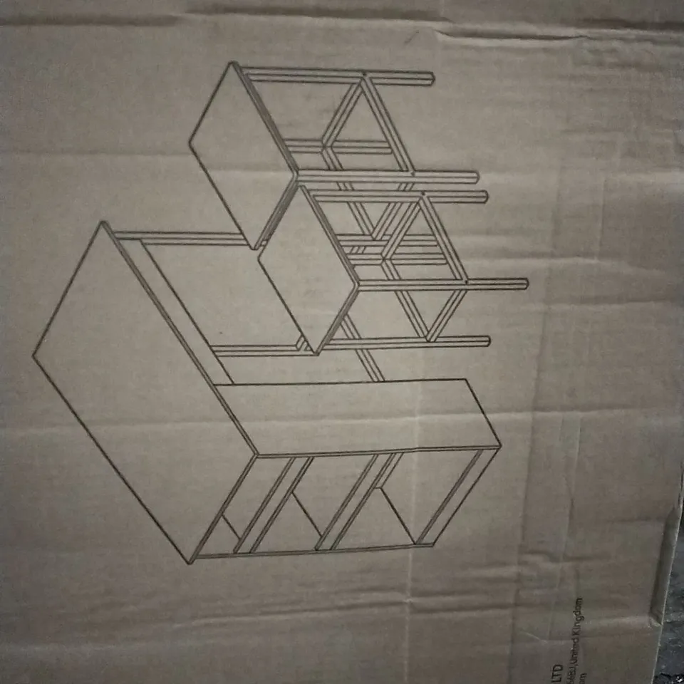 BOXED LIVING AND HOME BAR SET