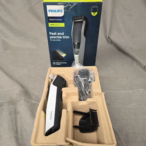 BOXED PHILIPS 3000 SERIES BEARD TRIMMER 