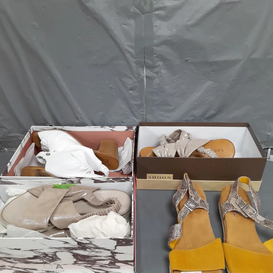 APPROXIMATELY 15 ASSORTED FOOTWEAR PRODUCTS IN VARIOUS STYLES & SIZES 