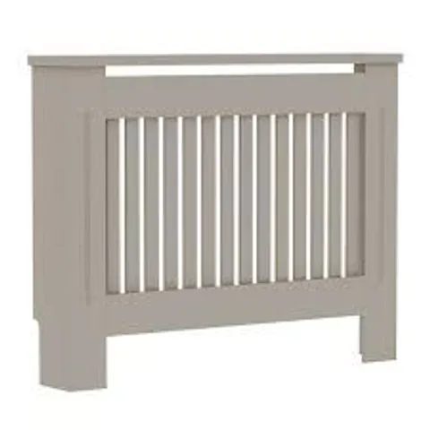BOXED NEO MEDIUM GREY DECORATIVE WOODEN RADIATOR COVER (1 BOX)