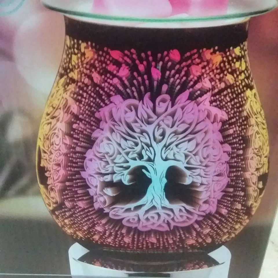 BOXED SENSE AROMA TREE OF LIFE 3D FRAGRANCE WARMER (BROKEN SHADE)