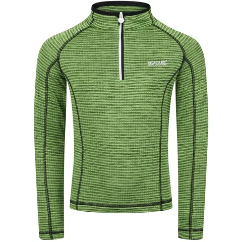 REGATTA KIDS' BERLEY HALF ZIP TOP JASMINE GREEN 9-10 YEARS