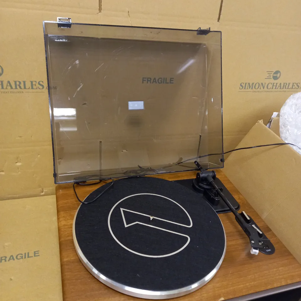 1 BY ONE HIGH FIDELITY BELT DRIVE BLUETOOTH TURNTABLE