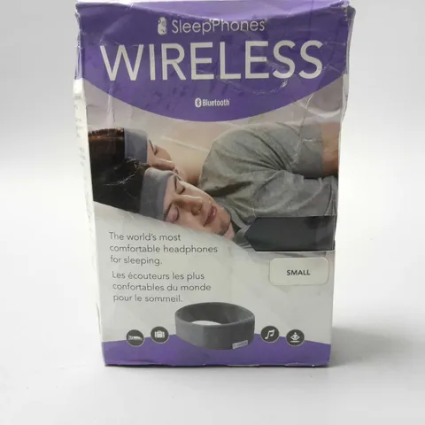 BOXED SLEEPPHONES WIRELESS HEADPHONES (NAVY) - SIZE SMALL