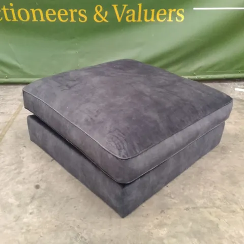 QUALITY DESIGNER SOFOLOGY FOOTSTOOL - CHARCOAL FABRIC 