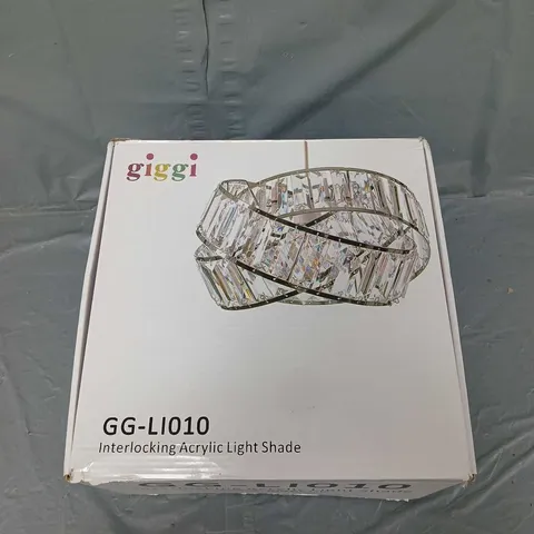 BOXED GIGGI INTERLOCKING ARCRYLIC LIGHT SHADE