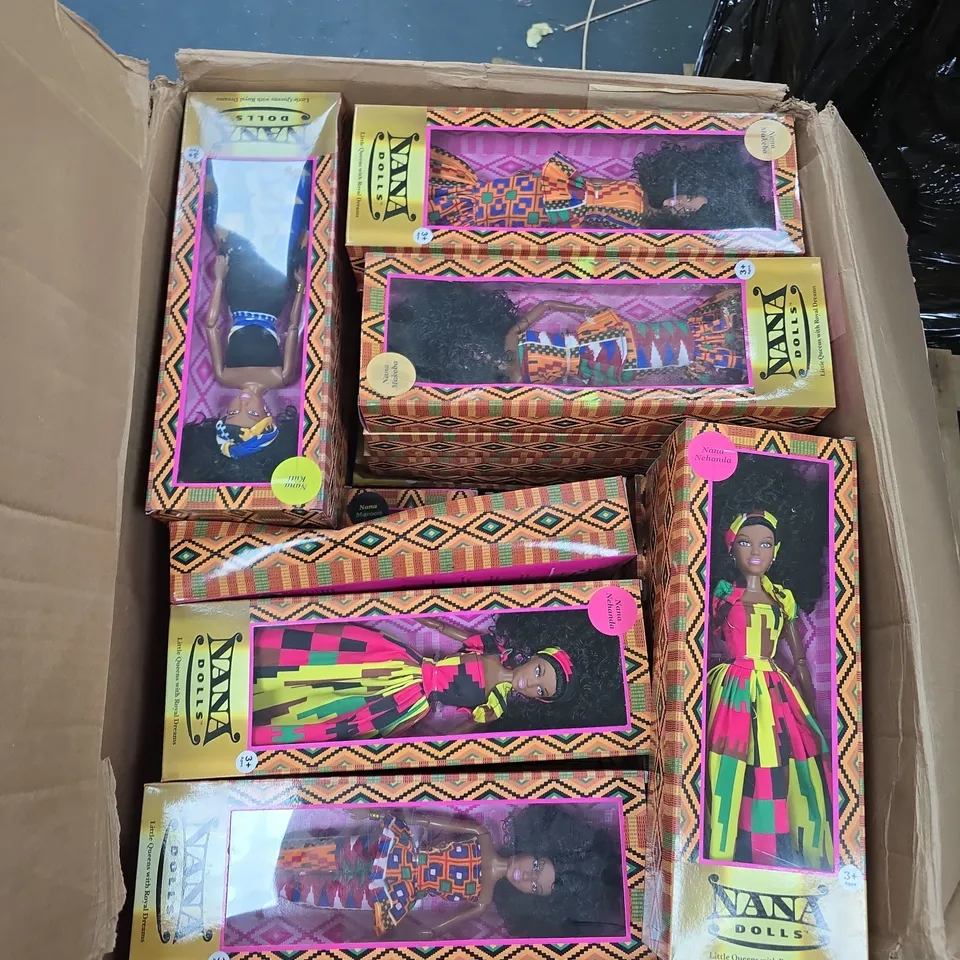 Nana Dolls – Little Queens with Royal Dreams boxed fashion dolls - LARGE QUANTITY