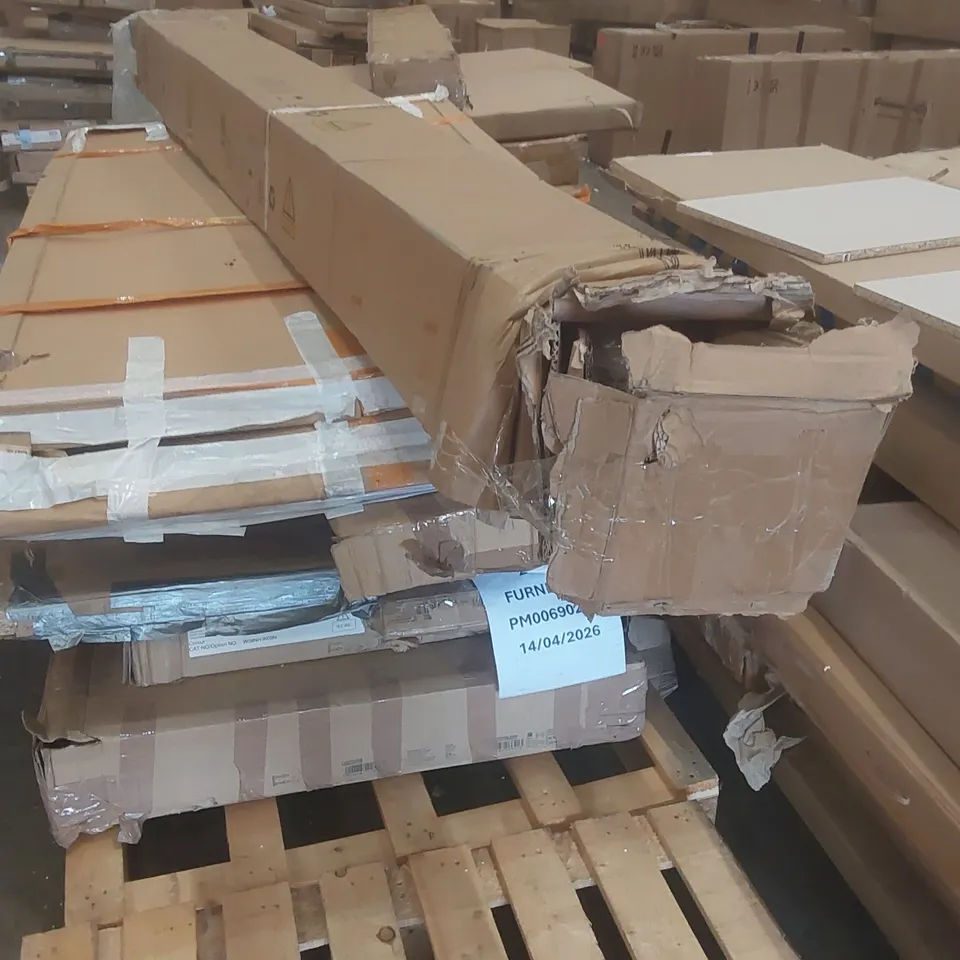 PALLET CONTAINING A VERY LARGE QUANTITY OF ASSORTED FURNITURE PARTS ECT