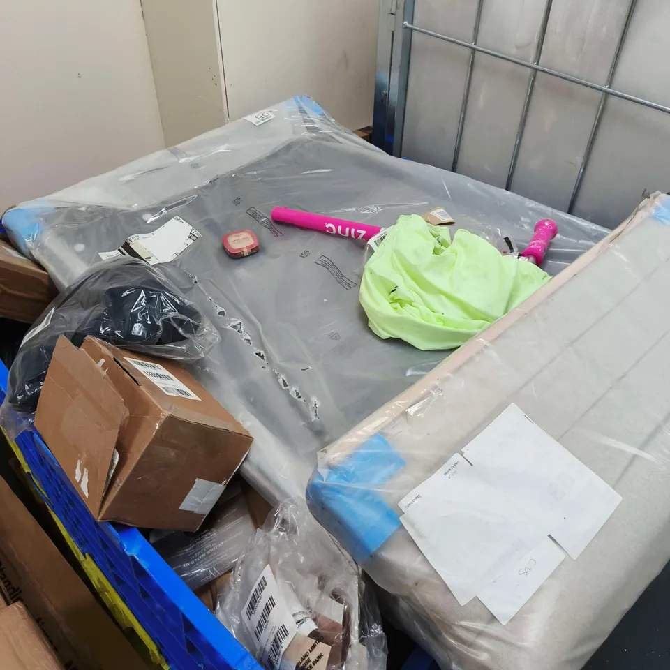 PALLET CONTAINING A LARGE AMOUNT OF ASSORTED ITEMS