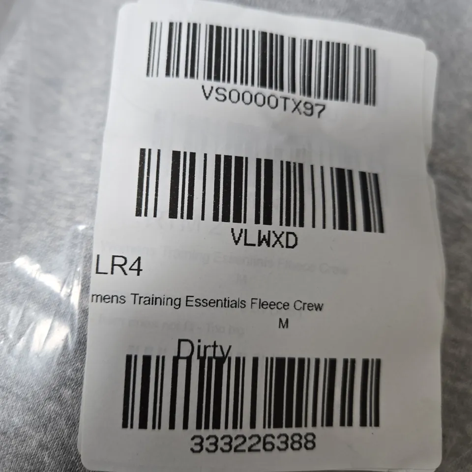 UNDER ARMOUR MEN'S TRAINING ESSENTIALS FLEECE CREW – GREY, SIZE M