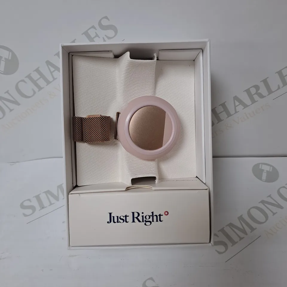 BOXED EMBR LABS WAVE 2 COOLING & WARMING WRISTBAND IN ROSE GOLD