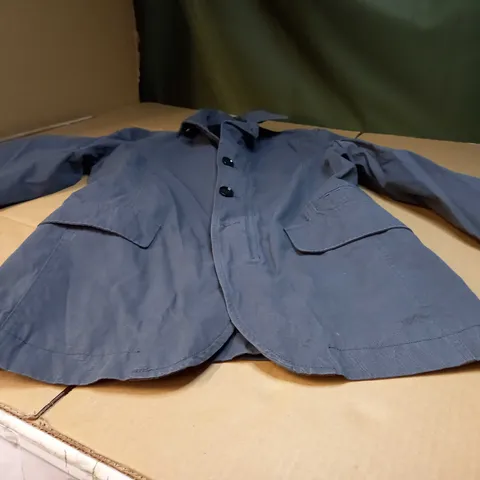 REISS GREY BUTTON UP MENS JACKET - SMALL