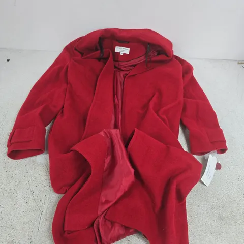 HELENE BERMAN RD HB COAT IN RED - SIZE 14