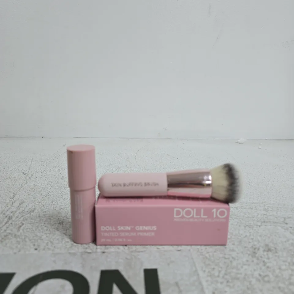 DOLL 10 BEAUTY – MAKE-UP SET WITH BRUSH (PINK PACKAGING)