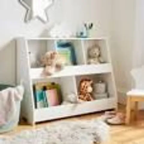 BOXED KIDS KAI LARGE TOY STORAGE SHELVES - WHITE (1 BOX)