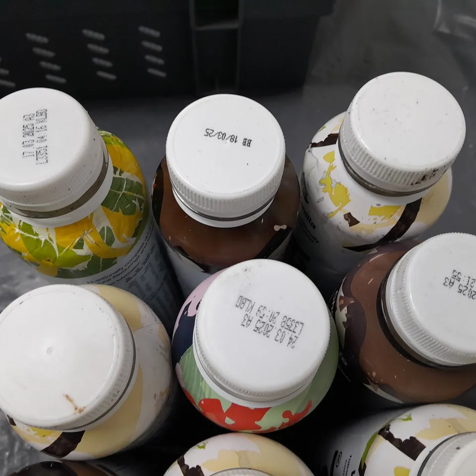 LOT OF 15 ASSORTED 500ML BOTTLES OF HUEL - VARIOUS FLAVOURS