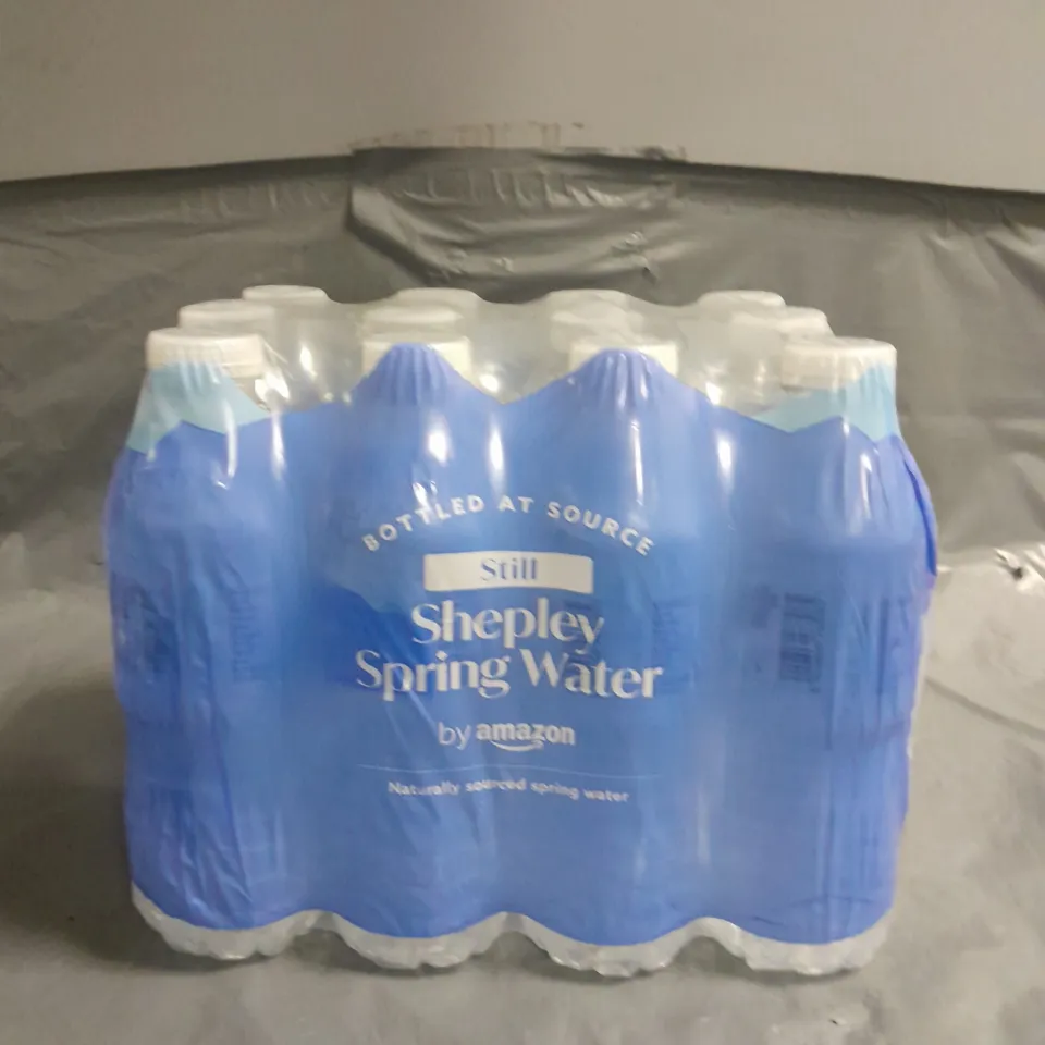 APPROXIMATELY 12 BOTTLES OF SHEPLEY STILL SPRING WATER 500ML PER BOTTLE